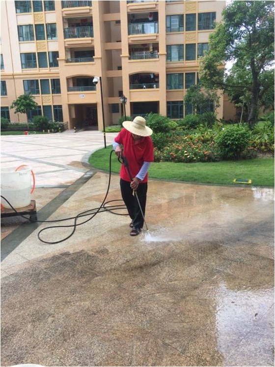 中山市銀華小區保潔案例
